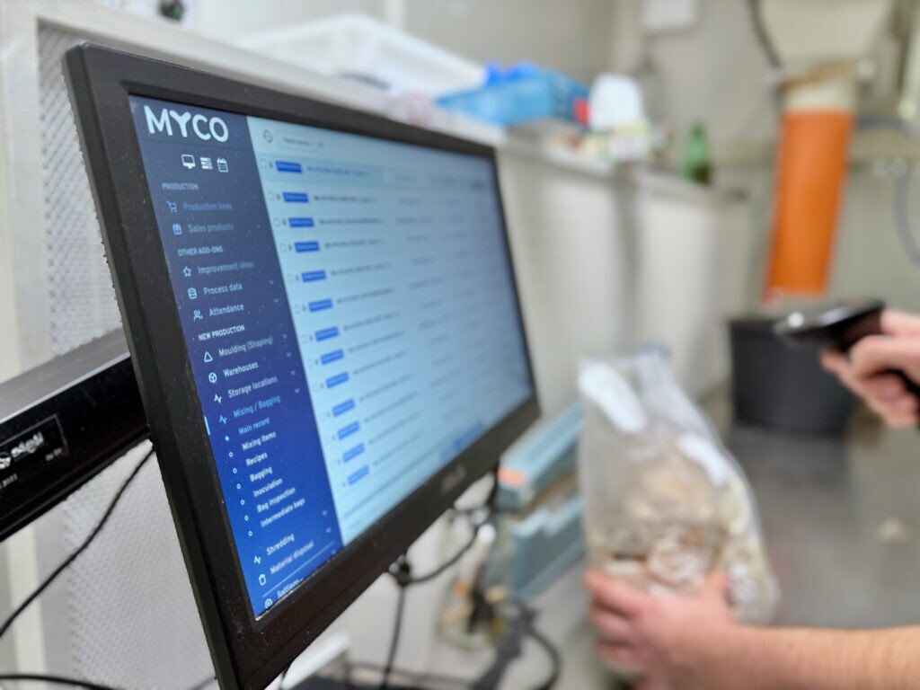 FROGGATE WMS right on the Myco production floor
