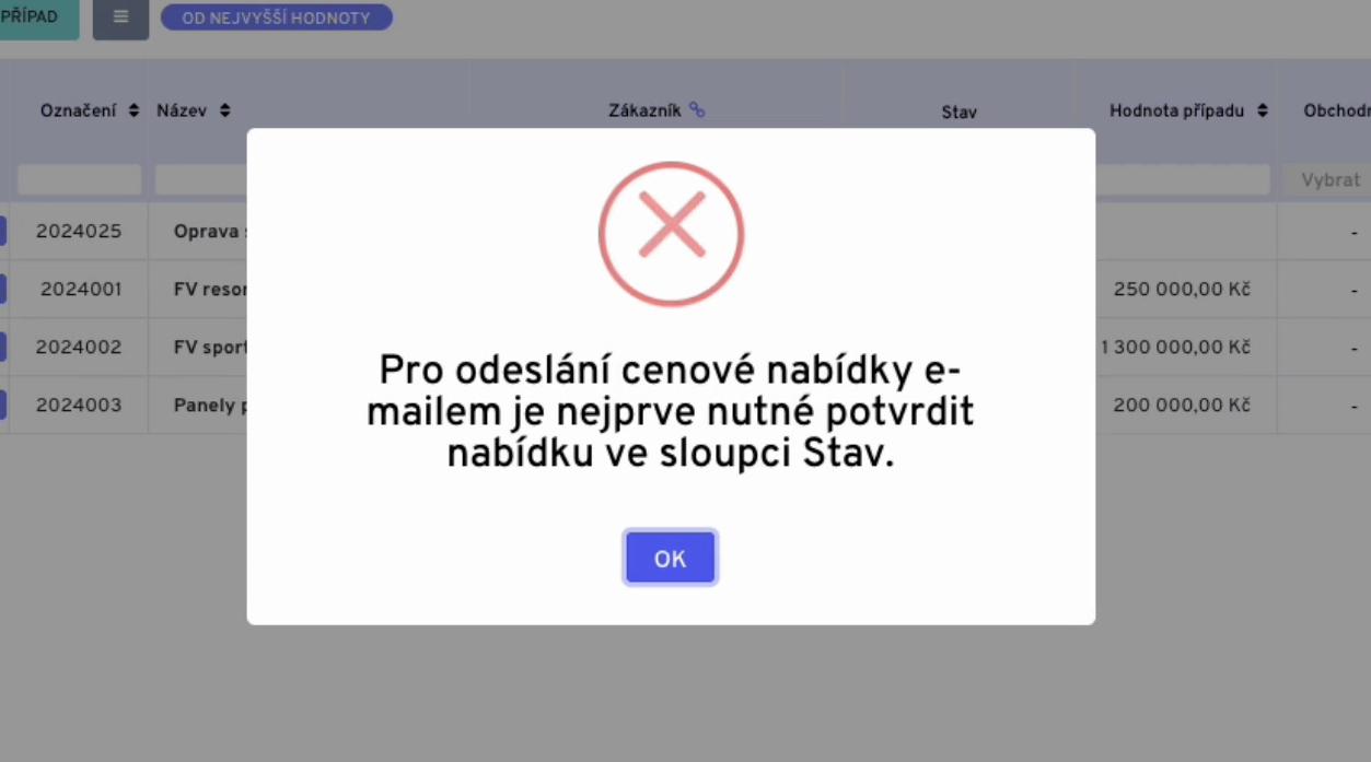 Podmíněné provedení akce