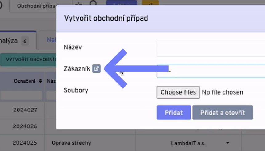 Zobrazení obsahu jiného sloupce
